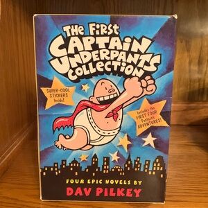 📚 The First Captain Underpants Collection – 4 Books – Dav Pilkey